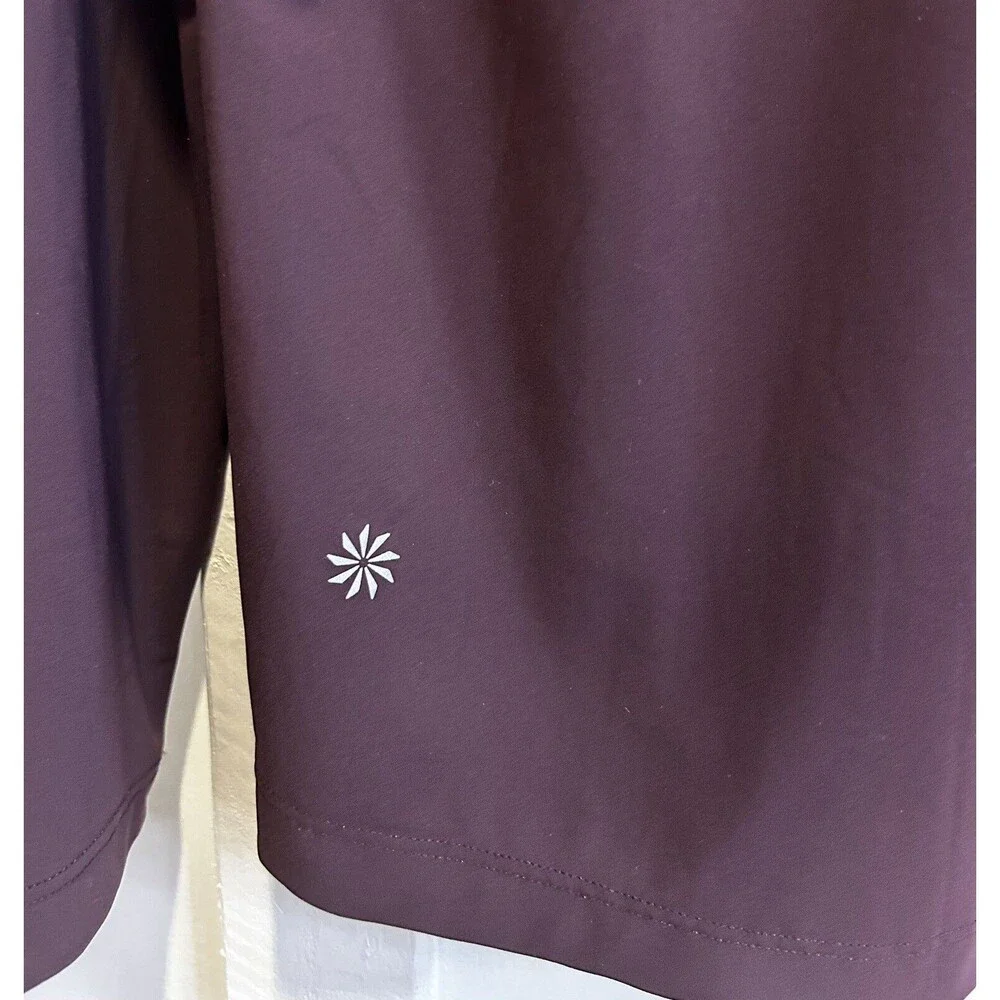 Athleta Active Long Sleeve Top Maroon Women’s Medium - Picture 4 of 4